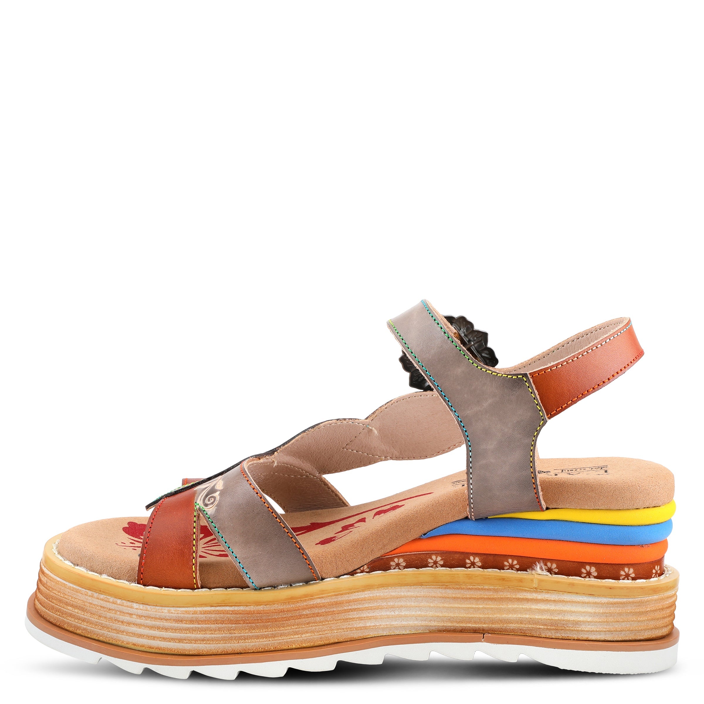 L'ARTISTE IRVETTA PLATFORM SANDALS