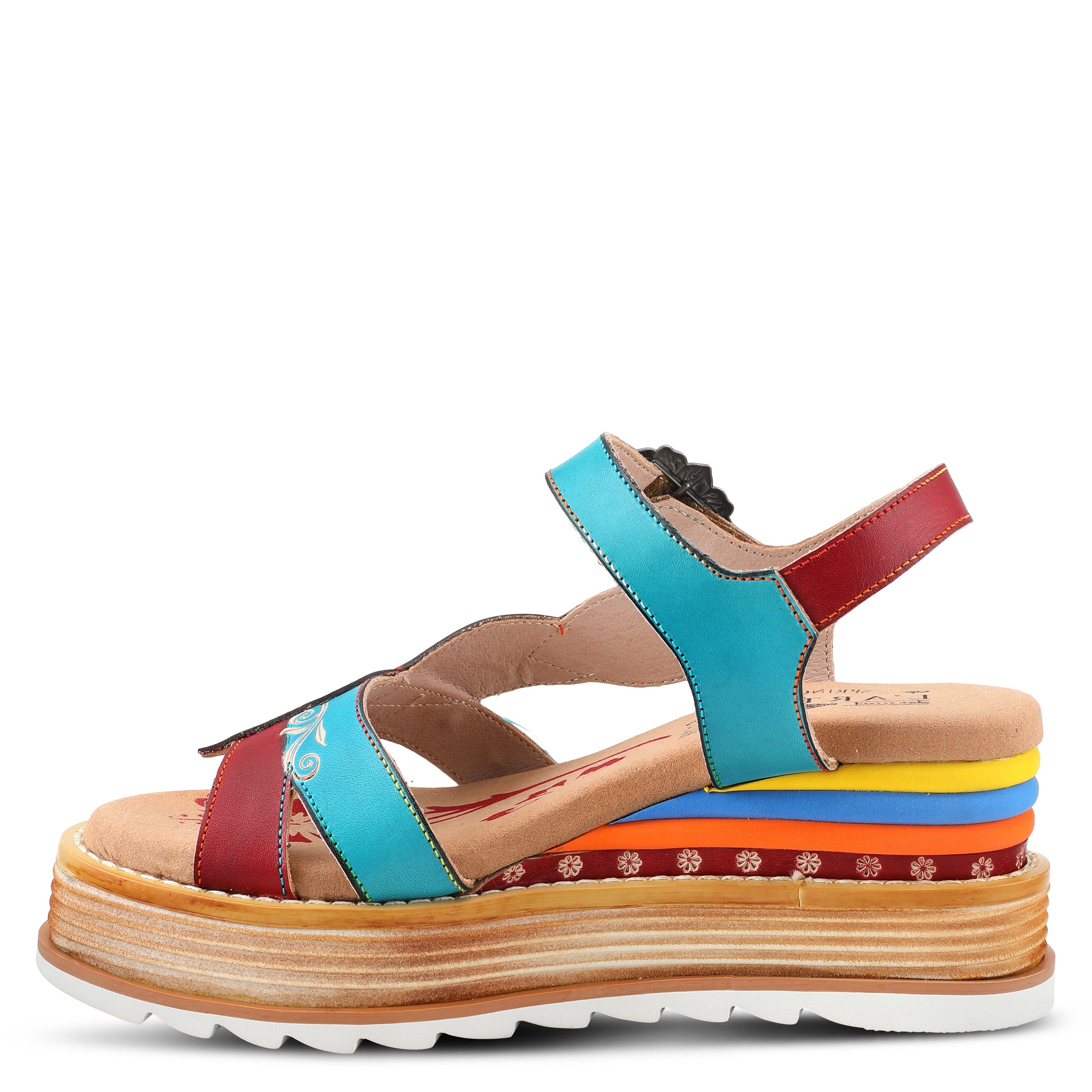 L'ARTISTE IRVETTA PLATFORM SANDALS