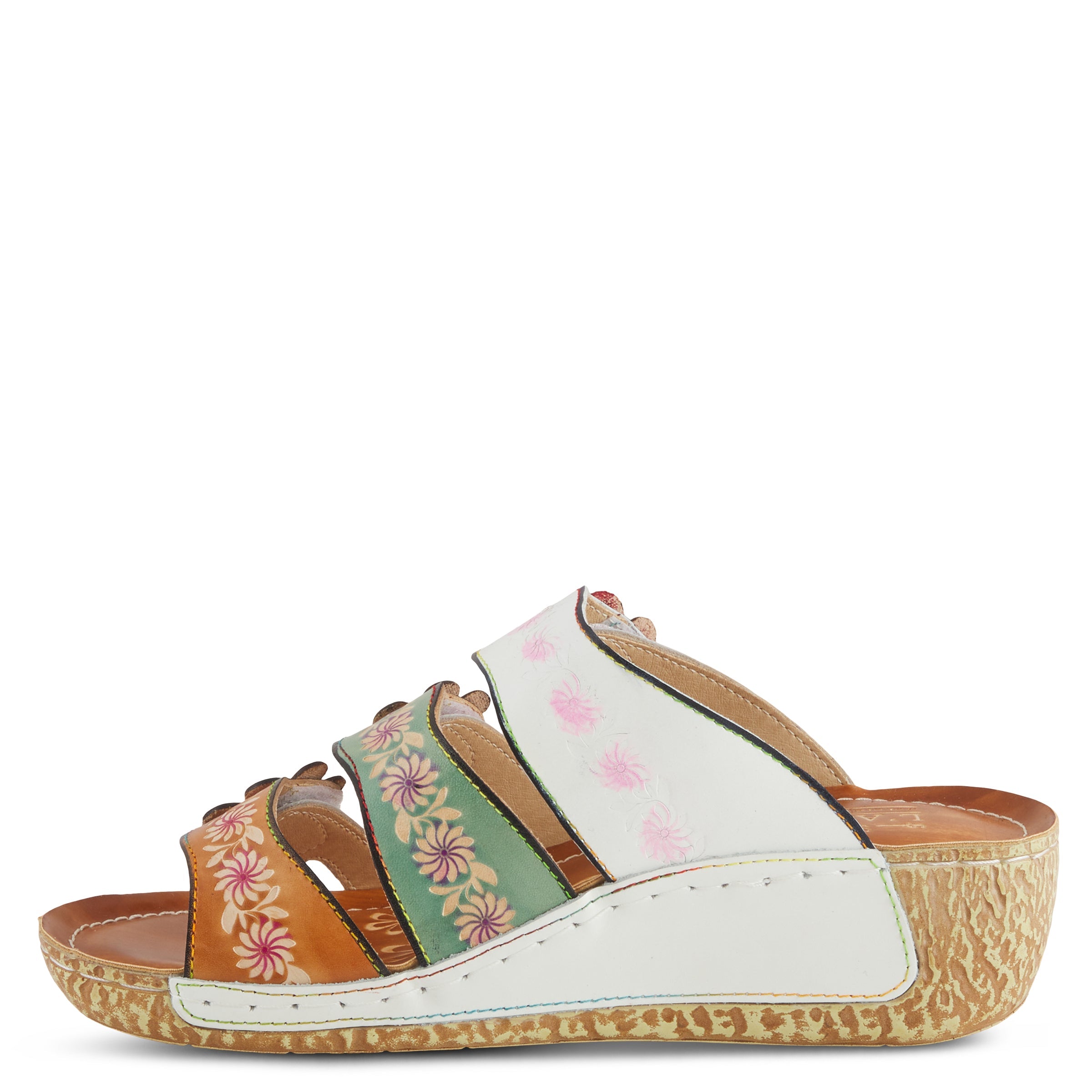 L'ARTISTE ROSAMARIA SLIDE SANDALS