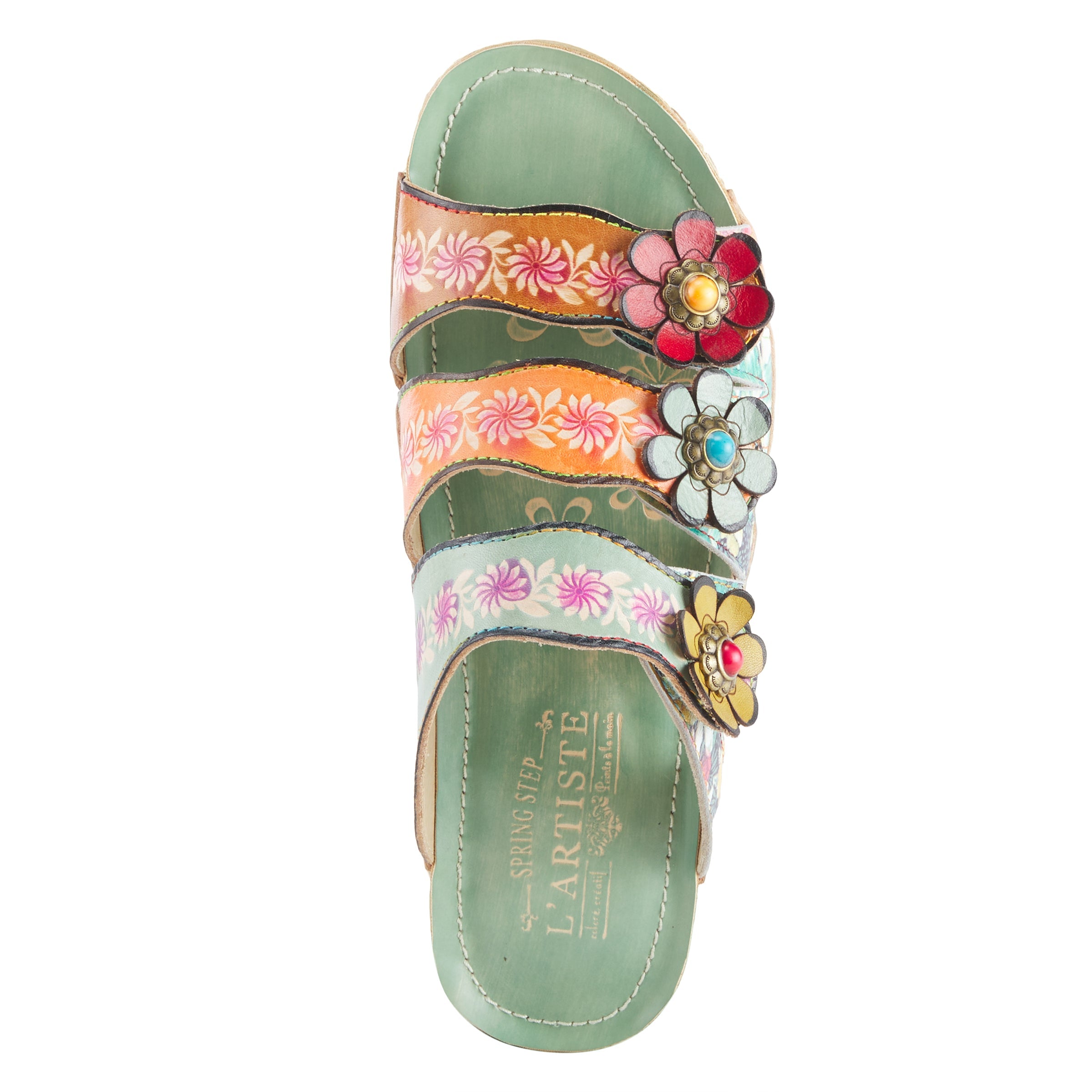 L'ARTISTE ROSAMARIA SLIDE SANDALS