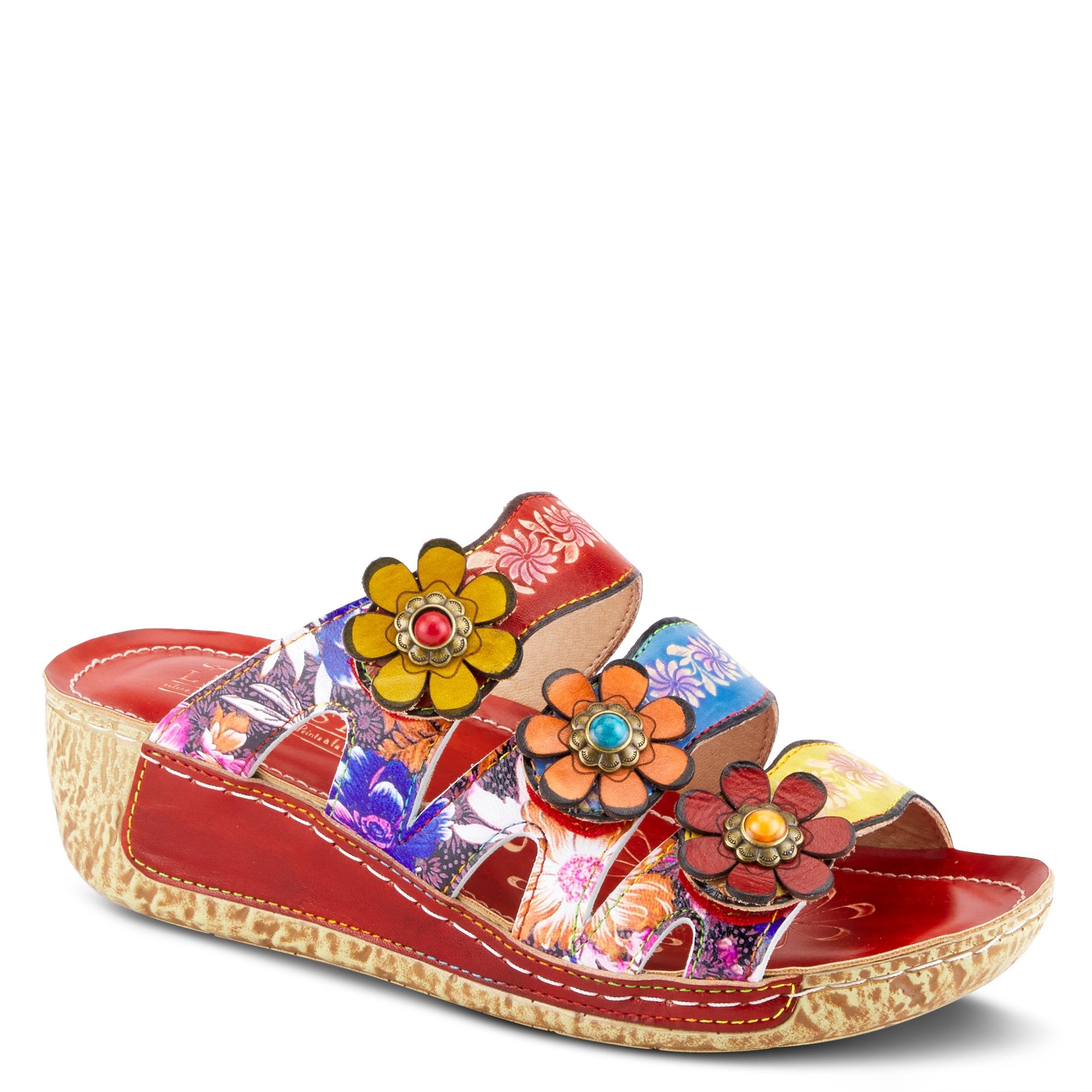 L'ARTISTE ROSAMARIA SLIDE SANDALS