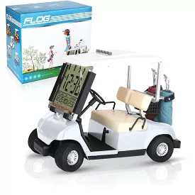 LCD Display Mini Golf Cart Clock for Golf Fans Gift Race Souvenir - 10L0L