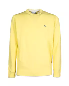 Maglione Cotone Lacoste Giallo