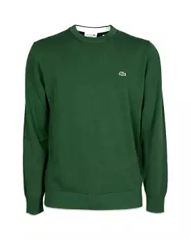 Maglione Filo Lacoste Uomo Verde