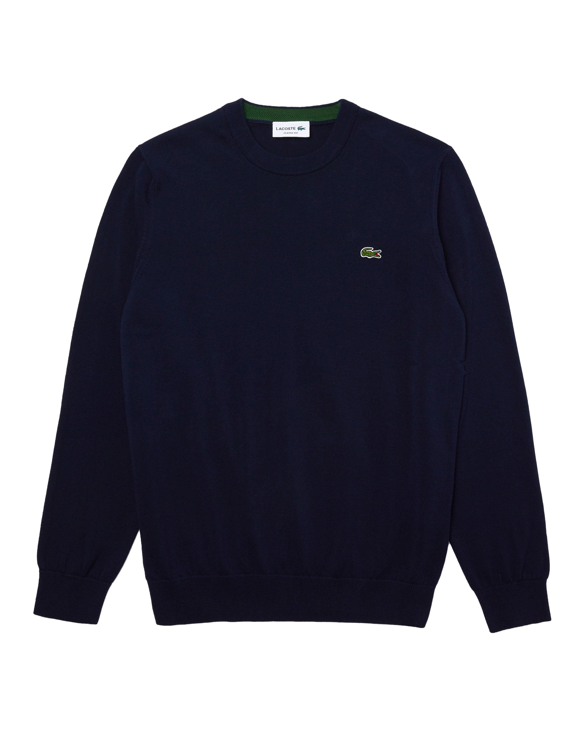 Maglione Uomo Lacoste Basic Logo Blu