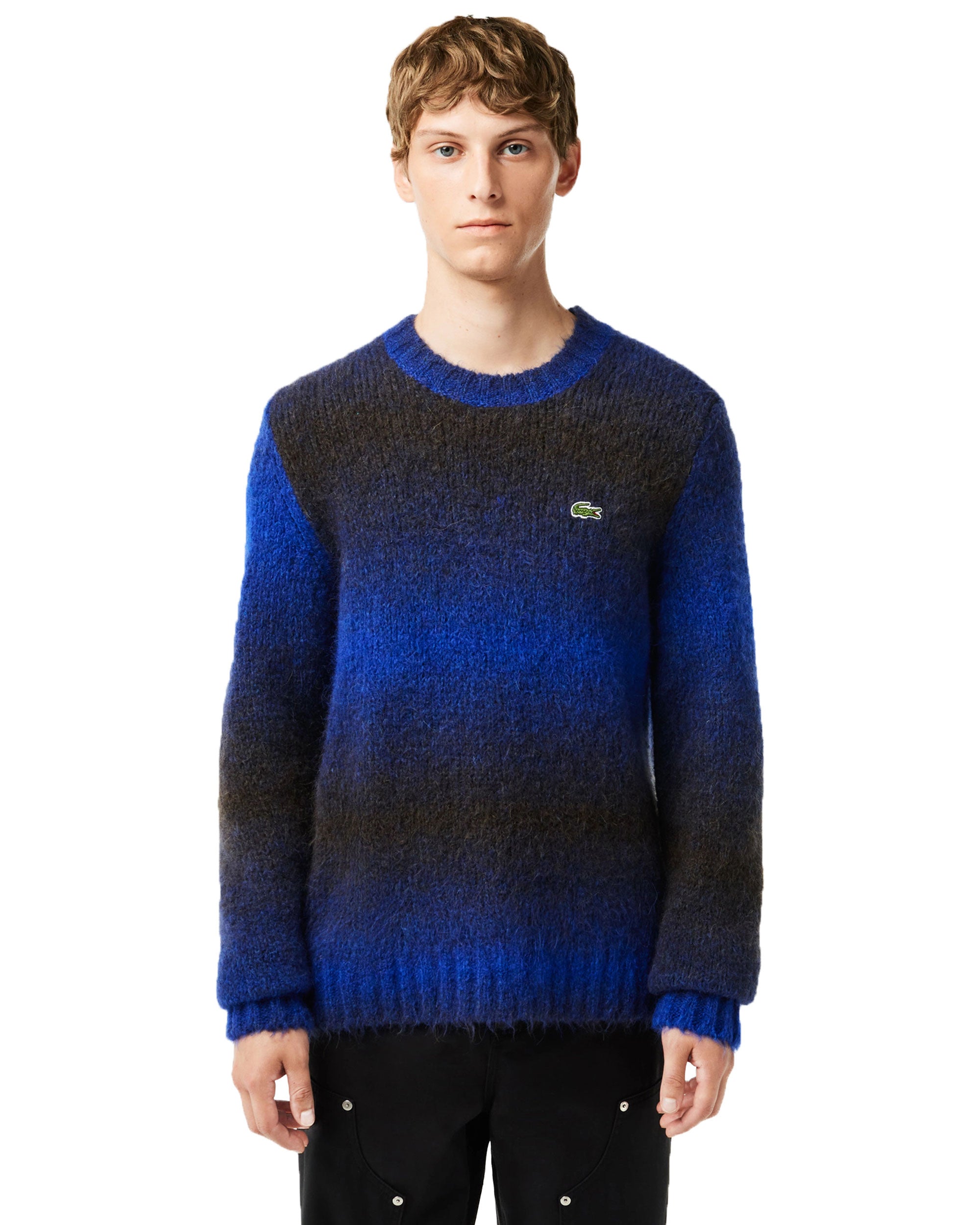 Maglione Uomo Lacoste Sfumato Blu