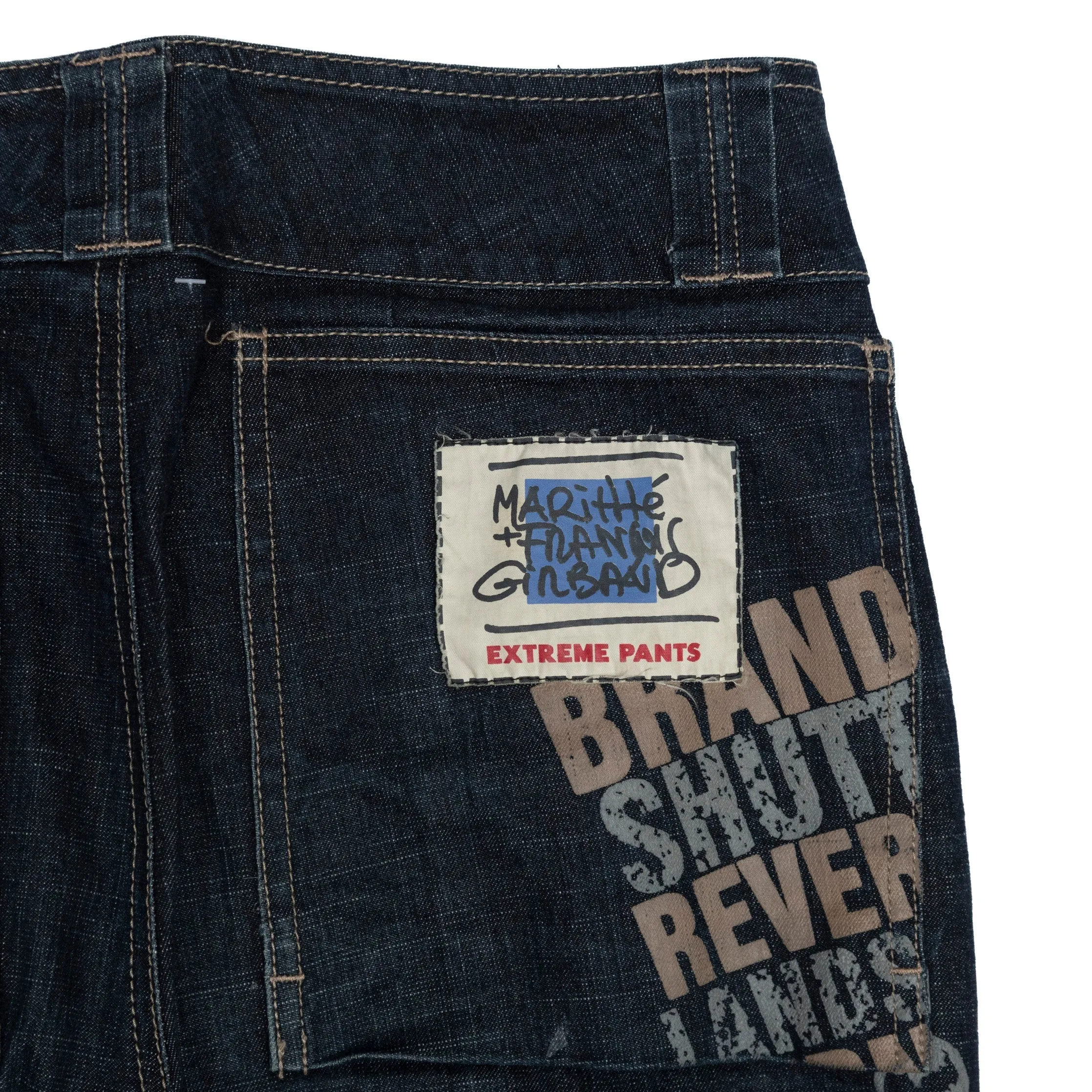 Marithe + Franois Girbaud Logo Decal Denim Jeans