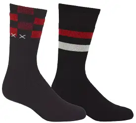 Men's Kodiak Wool Blend Work Socks 2PK - Red 536773