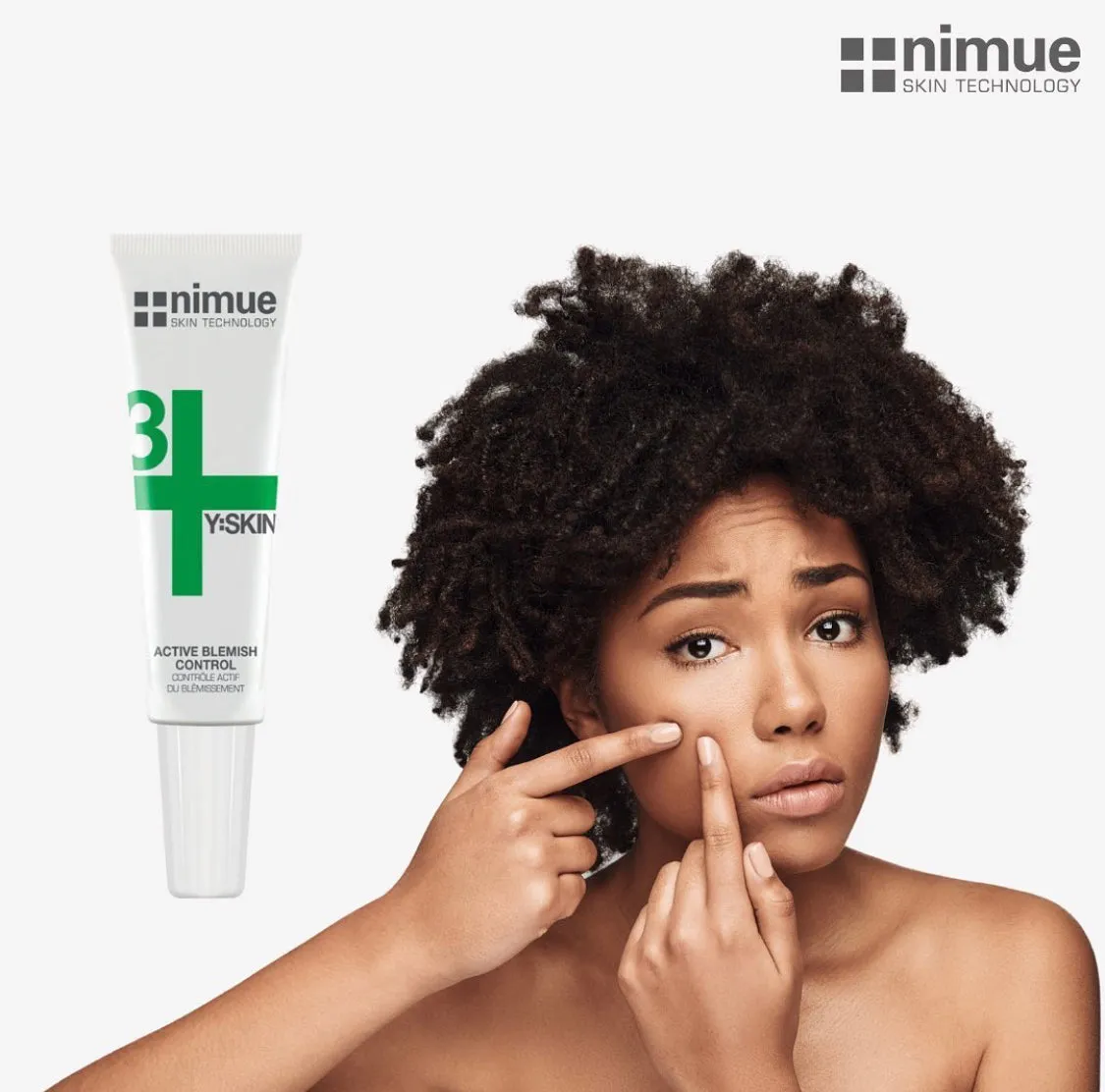 Nimue technology Active blemish Control