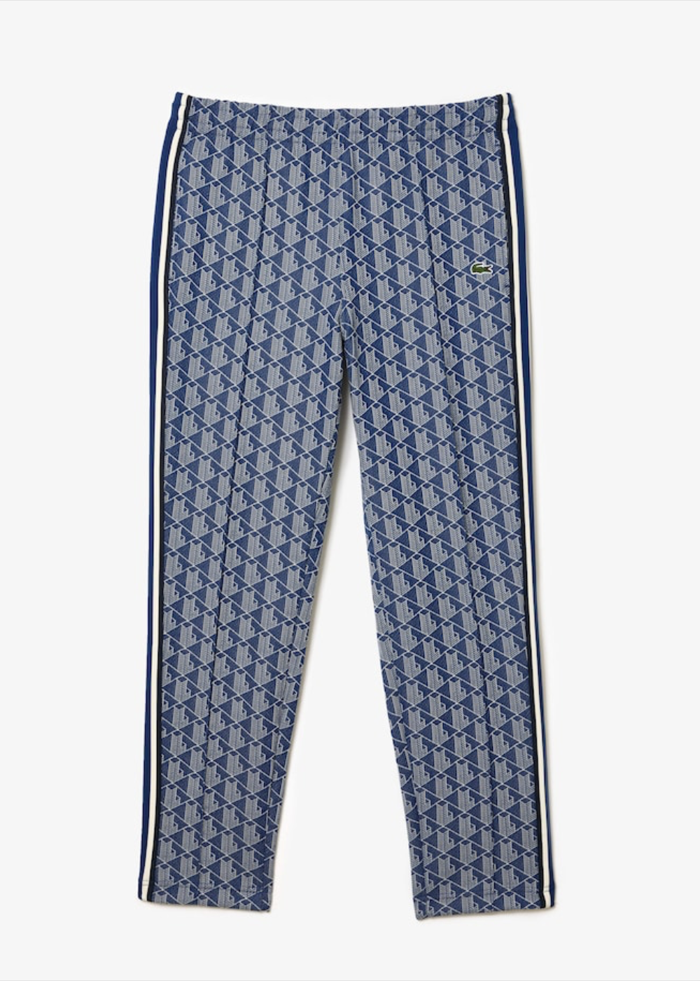 Pantalon de survêtement Lacoste monogramme bleu