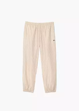 Pantalon de Survêtement Lacoste - Monogramme Iconique beige