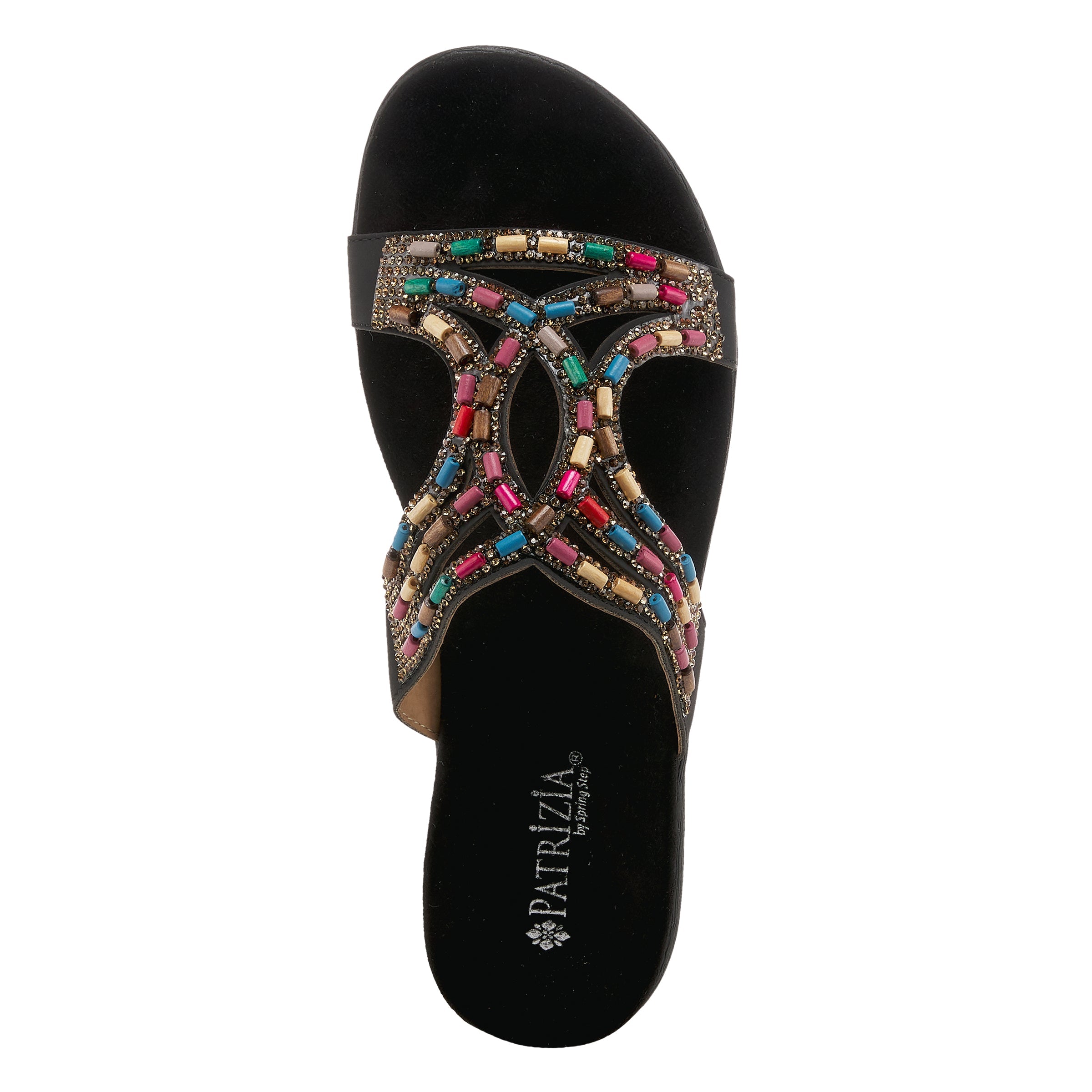 PATRIZIA TWIRLING SLIDE SANDALS