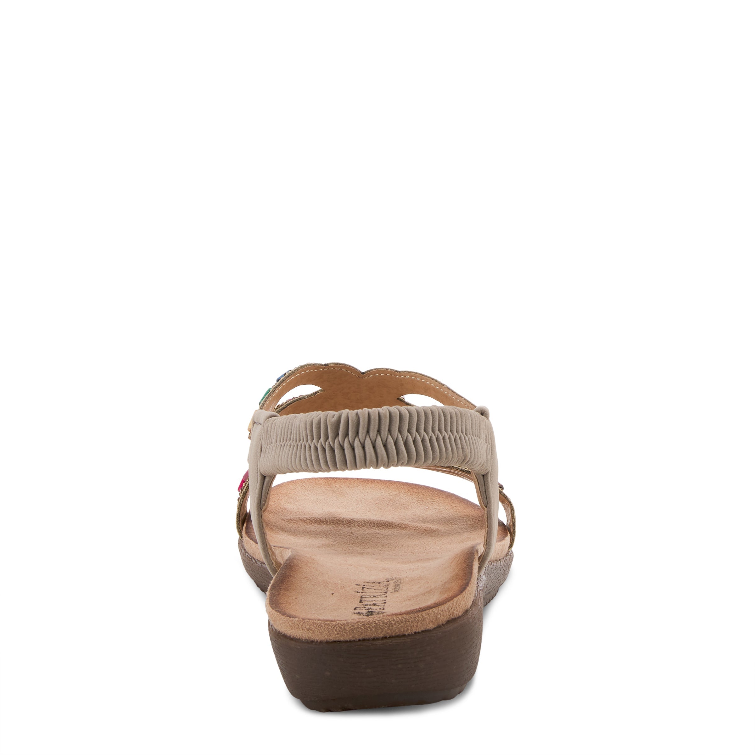 PATRIZIA VOLCANIC T-STRAP SANDALS