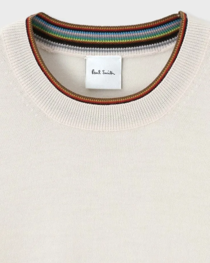 Paul Smith  |Street Style Plain Logo V-neck & Crew neck