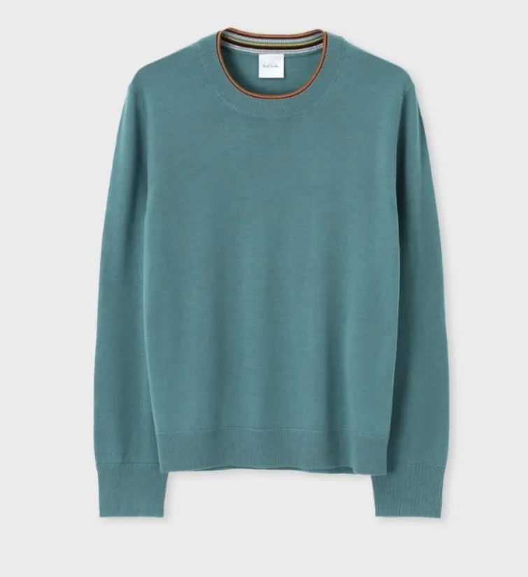 Paul Smith  |Street Style Plain Logo V-neck & Crew neck