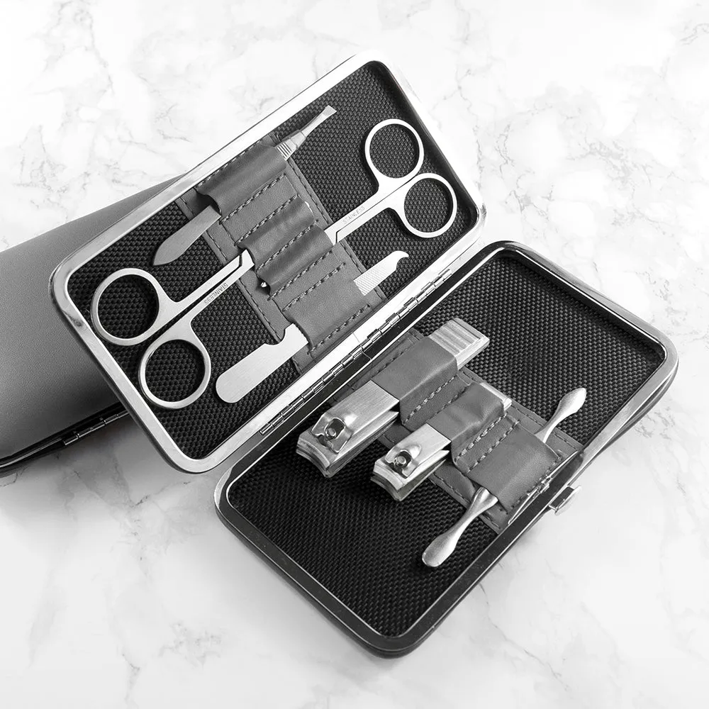 Personalised Manicure Set - Grey