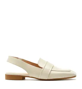 RENELLE SLINGBACK (OFF-WHITE) - LA CANADIENNE