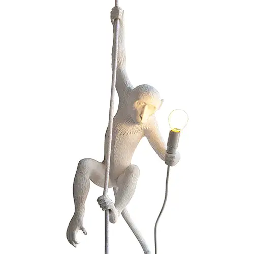 Seletti Monkey Lamp Hanging White