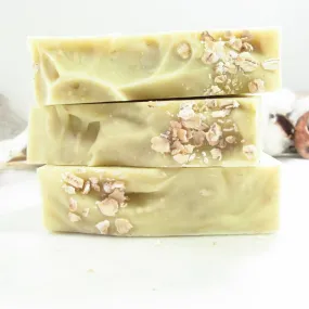 Shea Butter Oatmeal Soap Unscented, No Dye