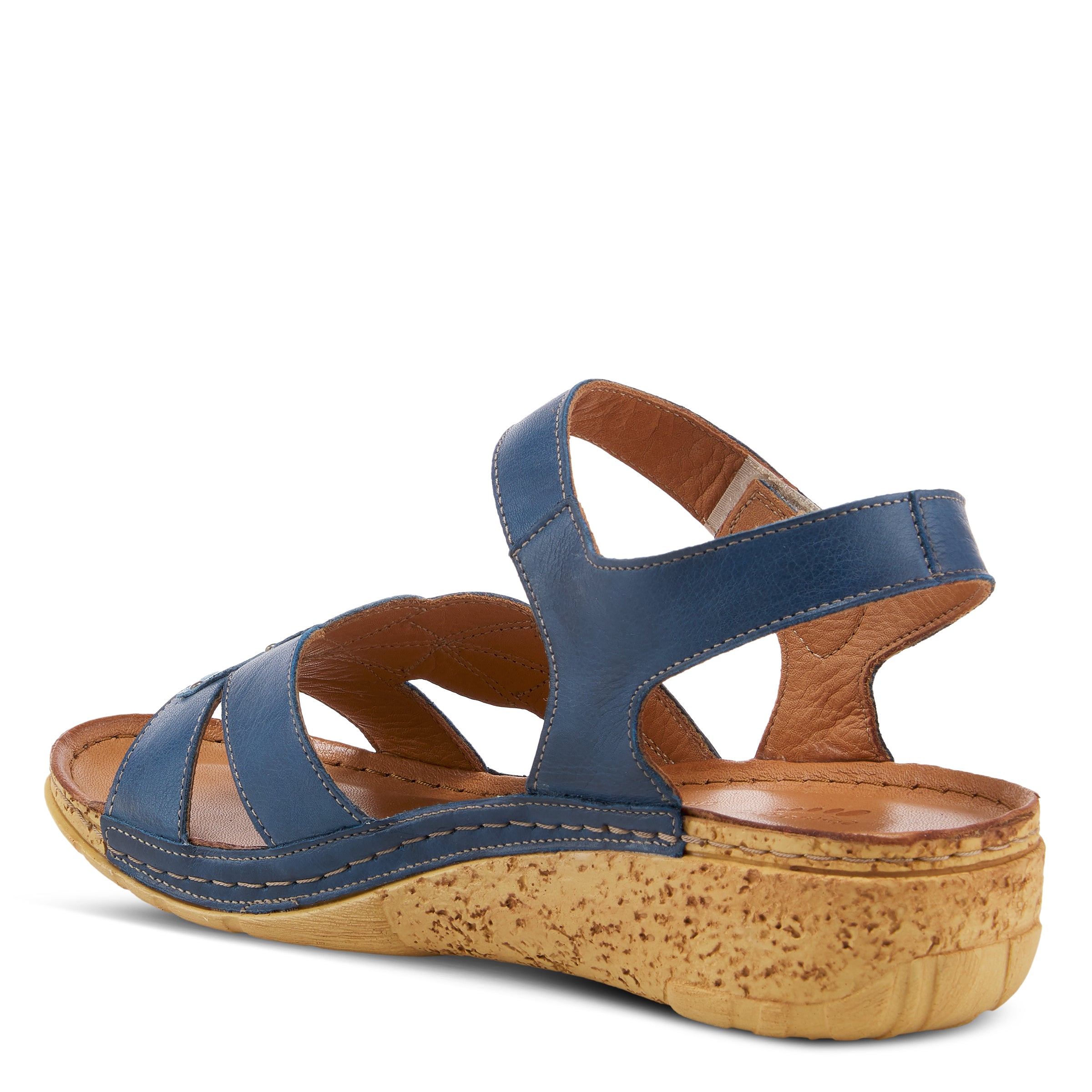 SPRING STEP LEAF QUARTER STRAP SANDALS