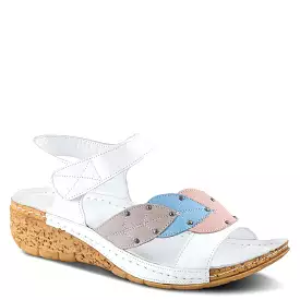 SPRING STEP LEAF QUARTER STRAP SANDALS