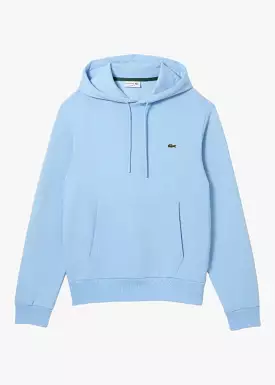 Sweatshirt à capuche Lacoste iconique bleu ciel