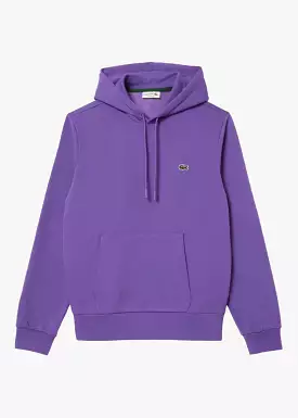 Sweatshirt à capuche Lacoste iconique violet