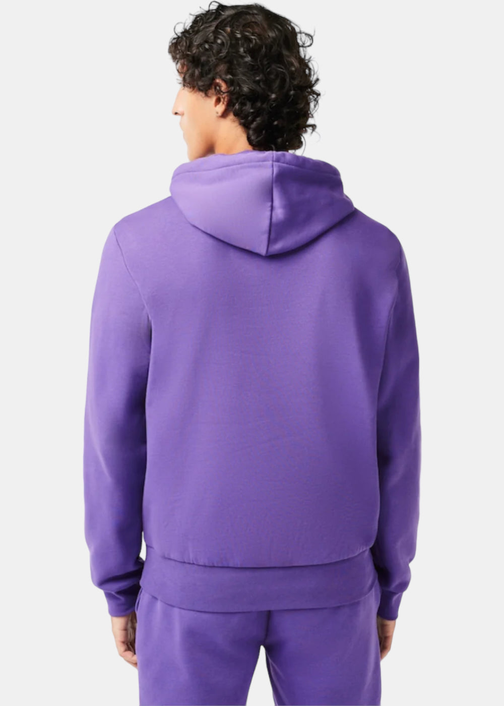 Sweatshirt à capuche Lacoste iconique violet