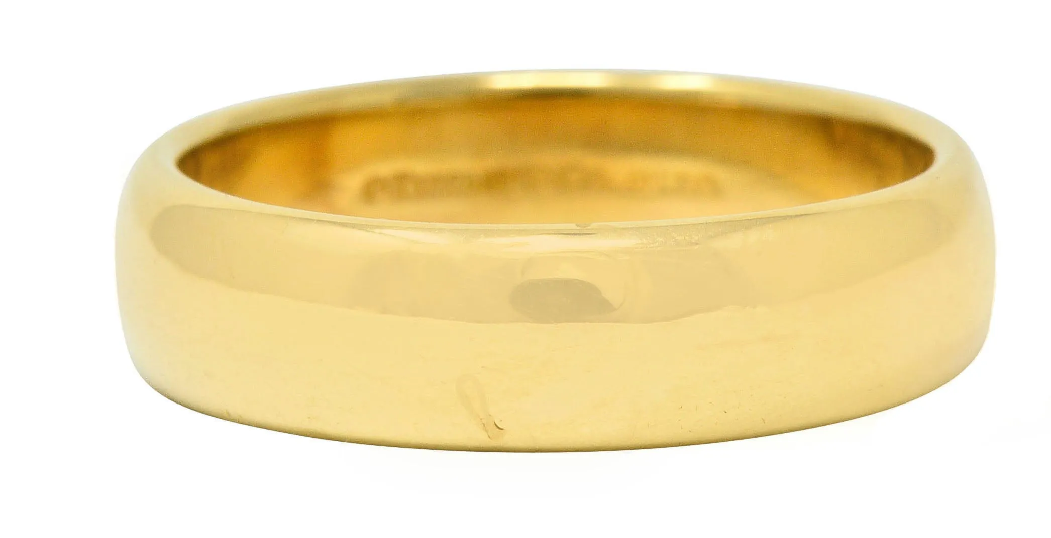 Tiffany & Co. Vintage 18 Karat Gold Men's Wedding Band Ring