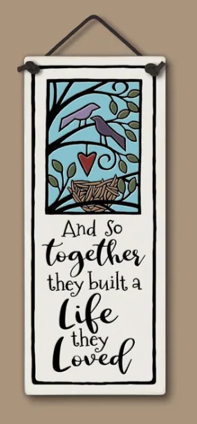 Together Built Large Tall Ceramic Tile