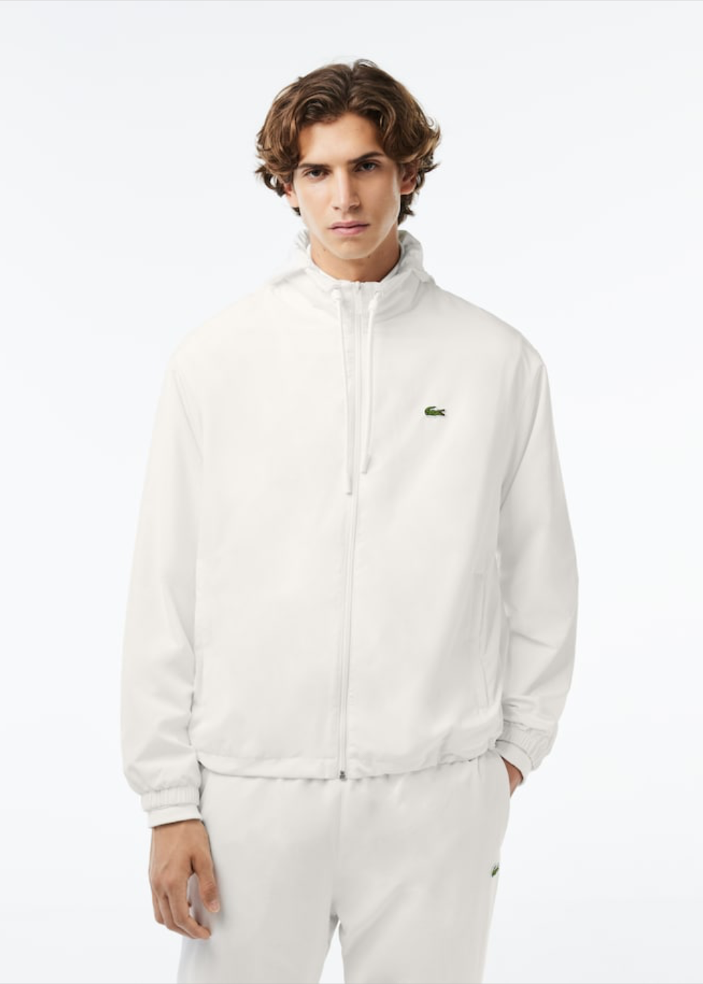 Veste Lacoste à capuche réversible déperlant