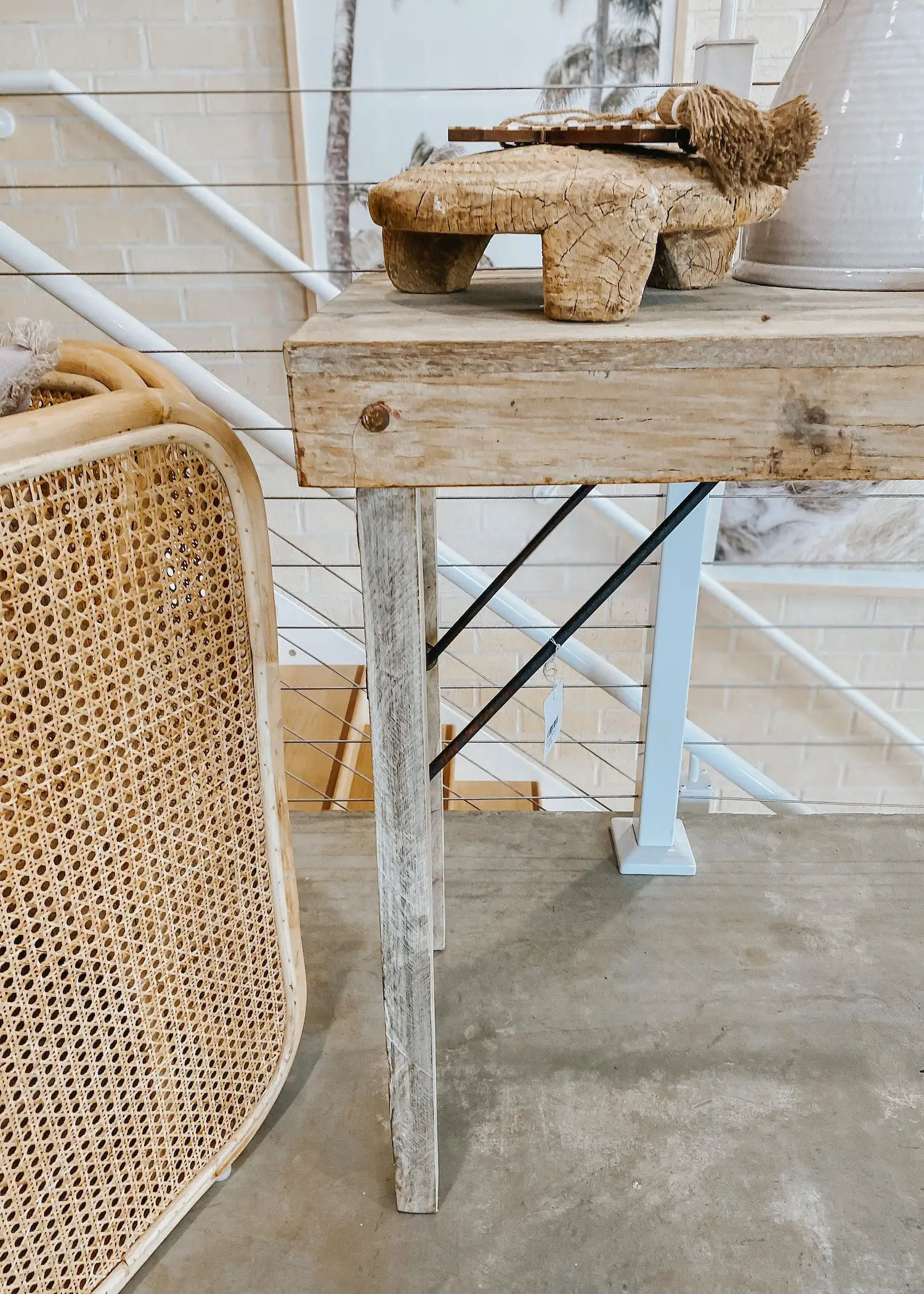 Vintage Indian Tent Table - Short