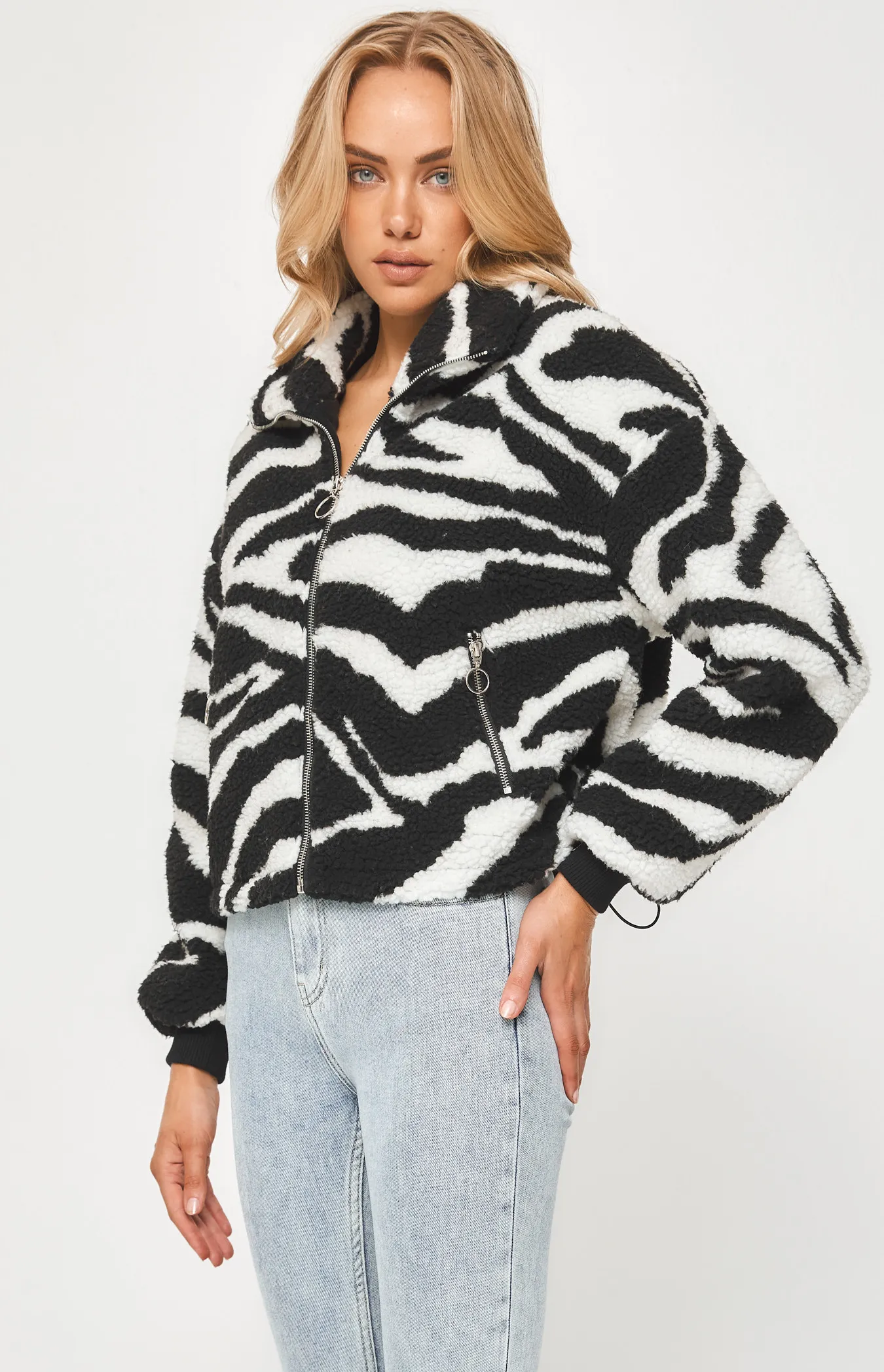 Zebra Teddy Jacket (WJT203A)