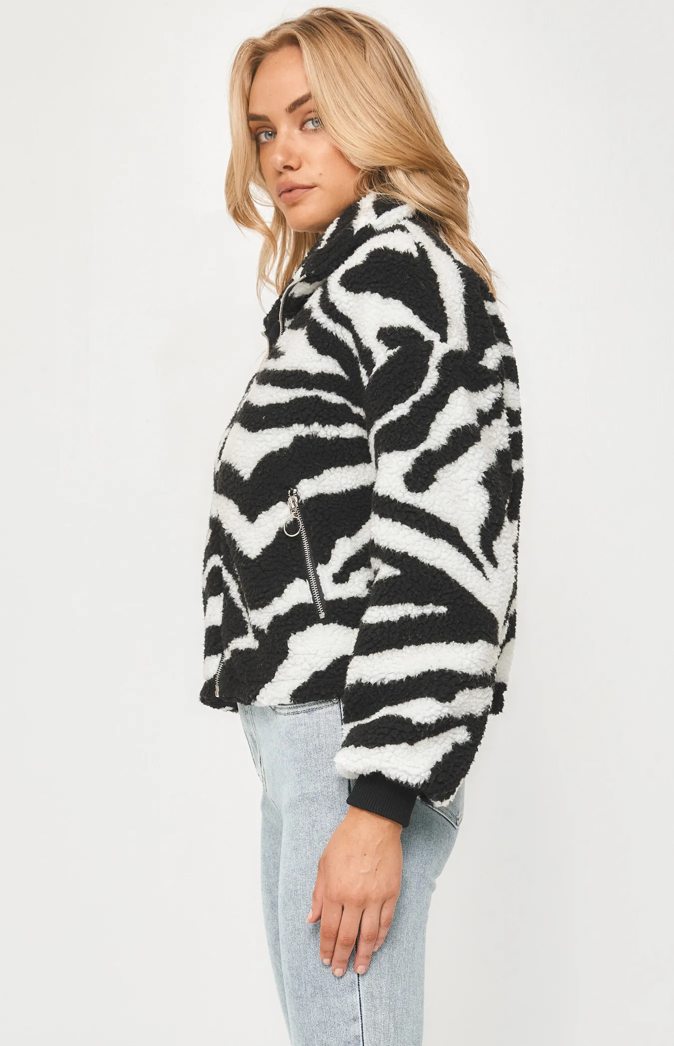 Zebra Teddy Jacket (WJT203A)