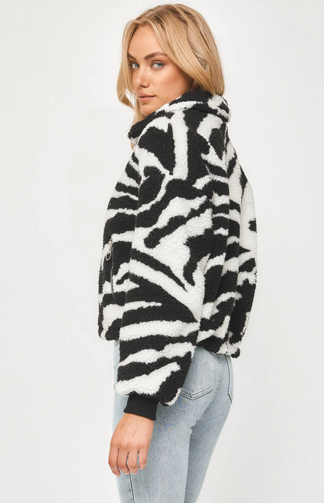 Zebra Teddy Jacket (WJT203A)