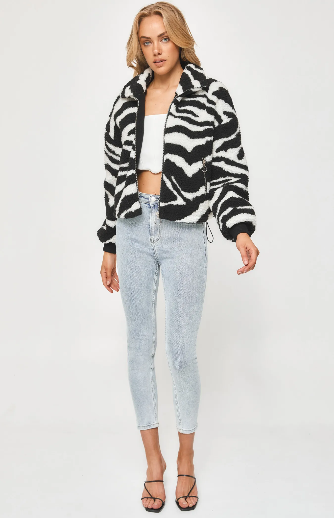 Zebra Teddy Jacket (WJT203A)